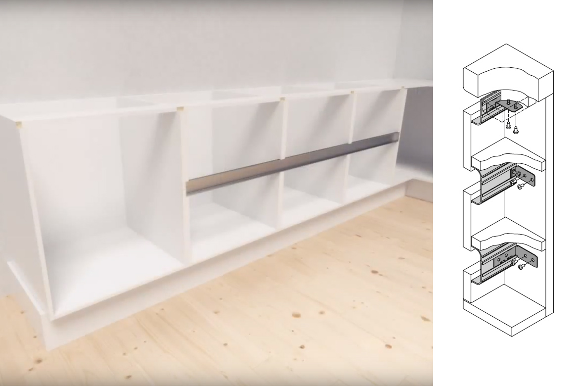 listwy korytkowe montaż